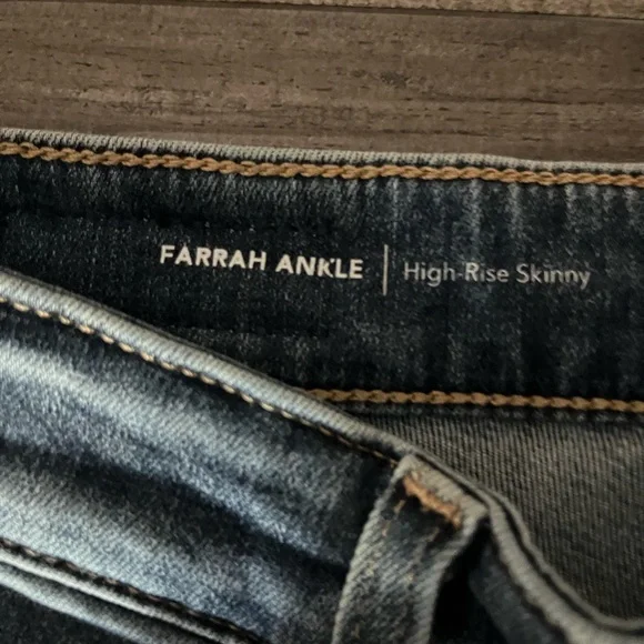 AG-ED Farrah Skinny Jeans with high-Rise stretch denim - Picture 6 of 8